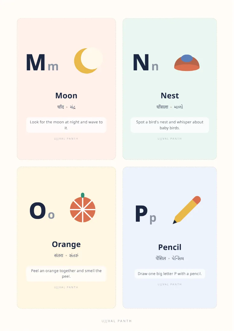 ABC Printable Alphabet Cards — sample page 4