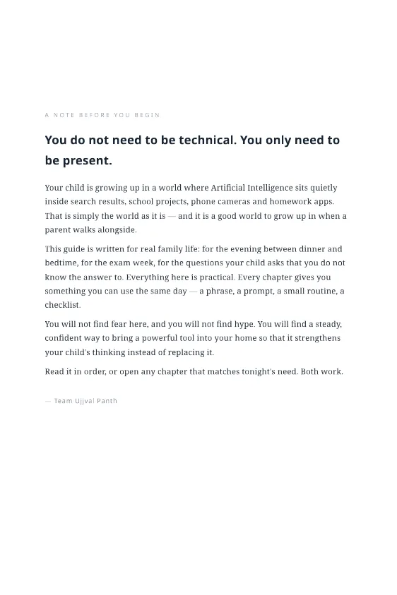 AI for Modern Parents (English Edition) — sample page 1