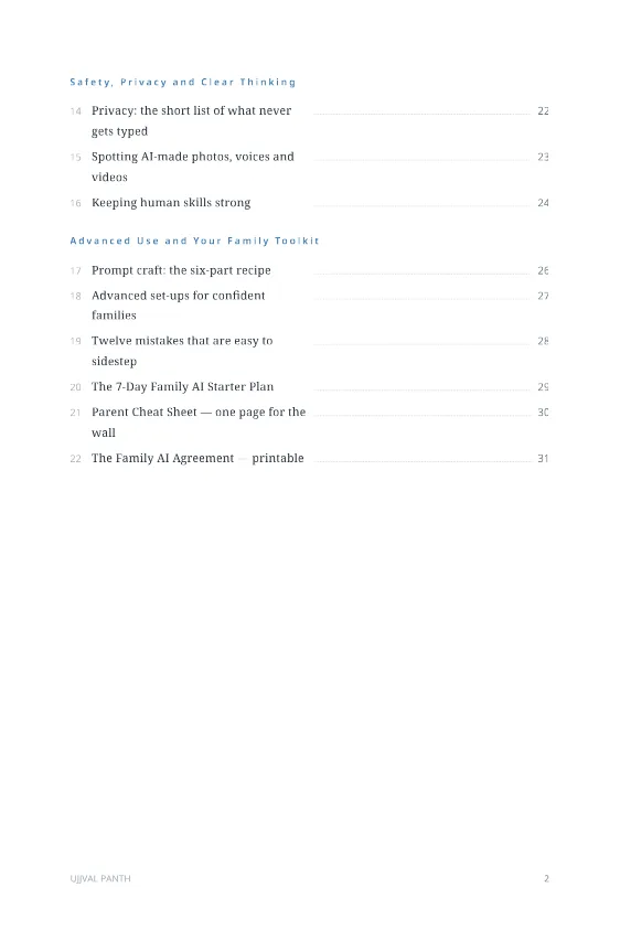 AI for Modern Parents (English Edition) — sample page 2
