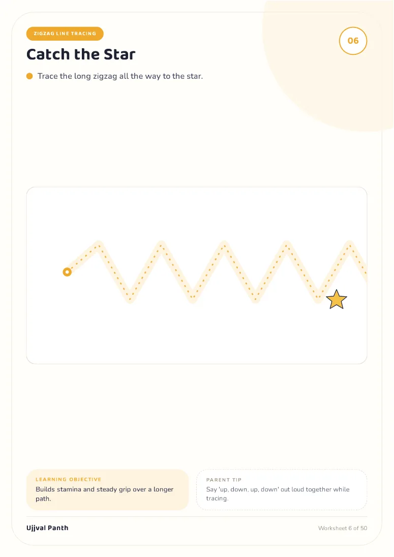 My First Learning Workbook — Part 1 (Age 2–3) — sample page 2
