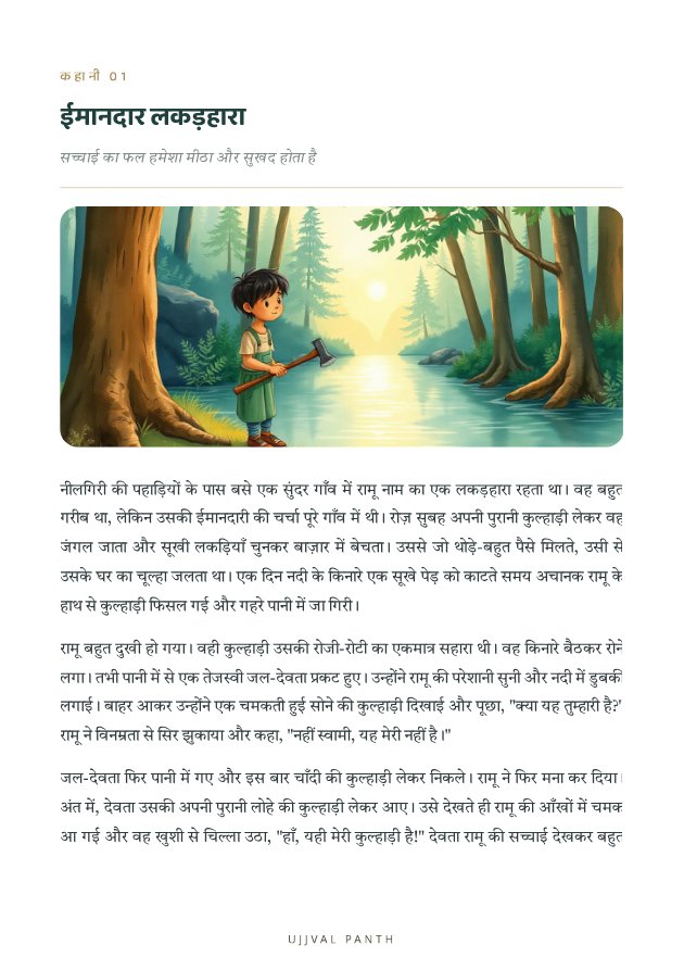30 प्रेरणादायक नैतिक कहानियाँ — sample page 8