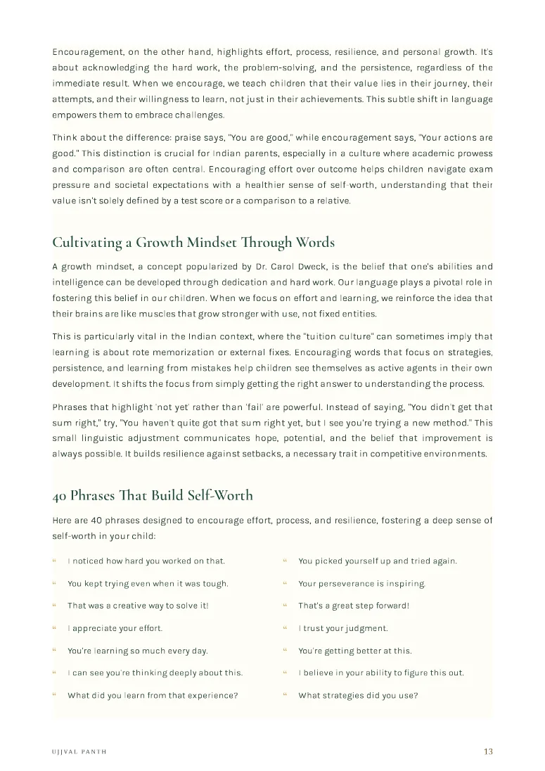 Raise a Happy & Confident Child — sample page 4